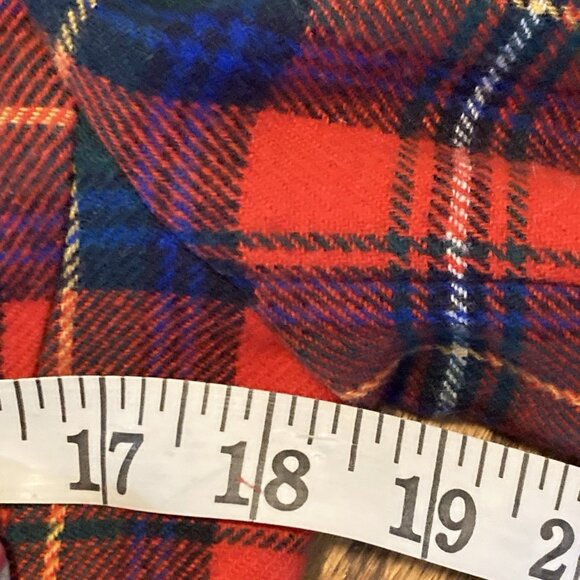 Punk Jacket Blazer Upcycled Boho Whimsigoth Plaid Academia Pendleton Reworked 10 - Picture 13 of 16